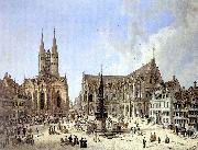 Domenico Quaglio Domenico Quaglio Braunschweig Altstadtmarkt 1834 oil painting